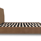 Redden King Storage Bed Light Brown – side view