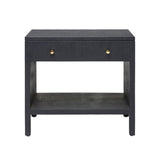 Rema Double Nightstand - Dark Navy