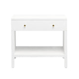 Rema Double Nightstand - White