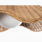 Robbie Pendant – rattan detail