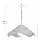 Robbie Pendant – dimension drawing