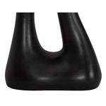 Rothko Tall Outdoor Side Table Black – concrete detail