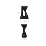 Rothko Tall Outdoor Side Table Black – dimensions