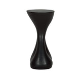 Rothko Tall Outdoor Side Table Black – right side