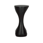 Rothko Tall Outdoor Side Table Black – left side