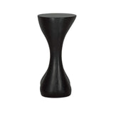 Rothko Tall Outdoor Side Table Black – left side