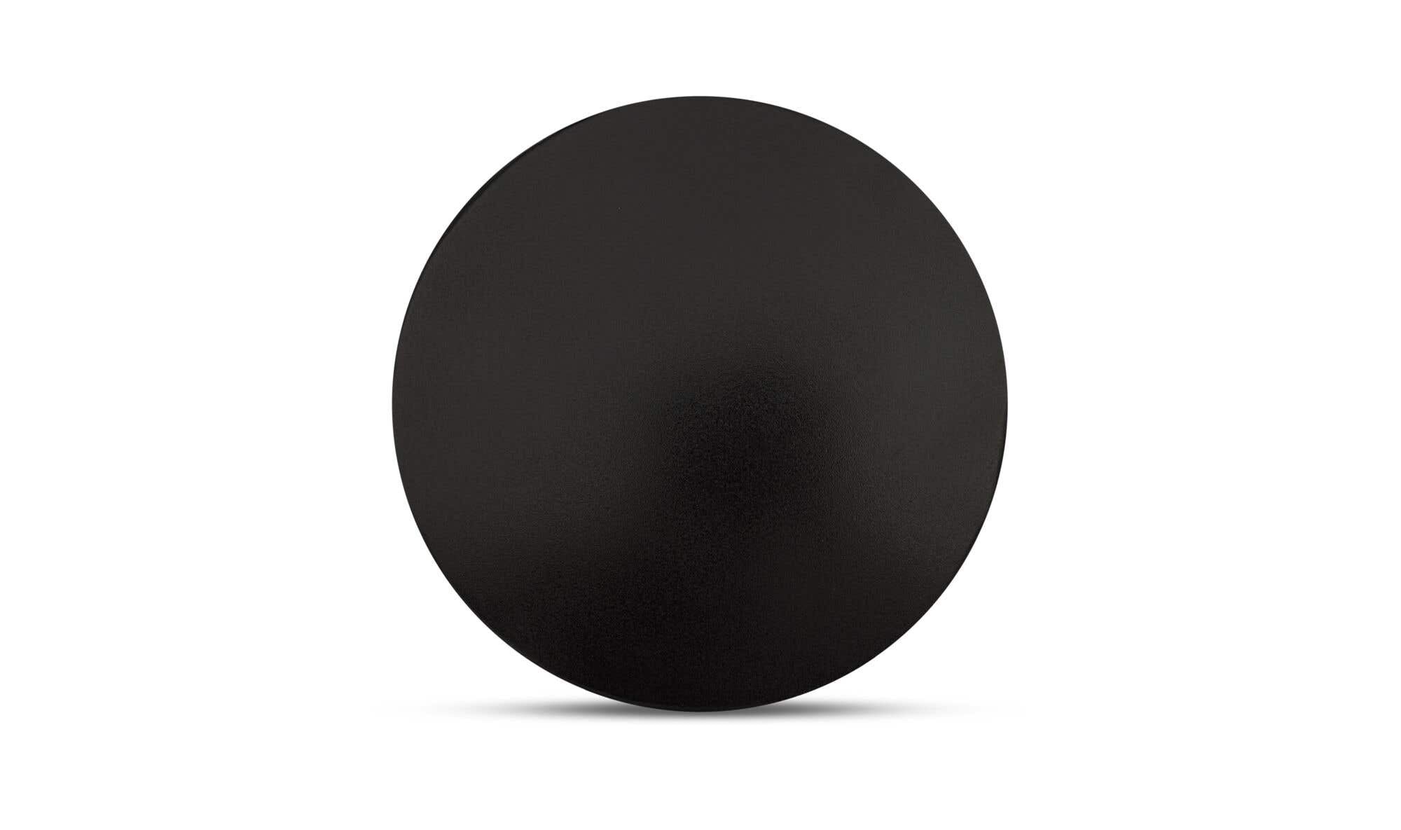 Rothko Tall Outdoor Side Table Black – top view