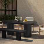 Rucola Bench Black – material lifestyle