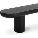 Rucola Bench Black – concrete detail