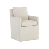 Wellfleet Armed Dining Chair - Effie Linen