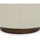 Willfarrow Swivel Chair Shearling White – chair detail