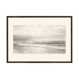 Killarney Graphite Seascape Framed Print II